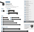 Open Box - Amerock BP54031FB - Pulls Cabinet Hardware