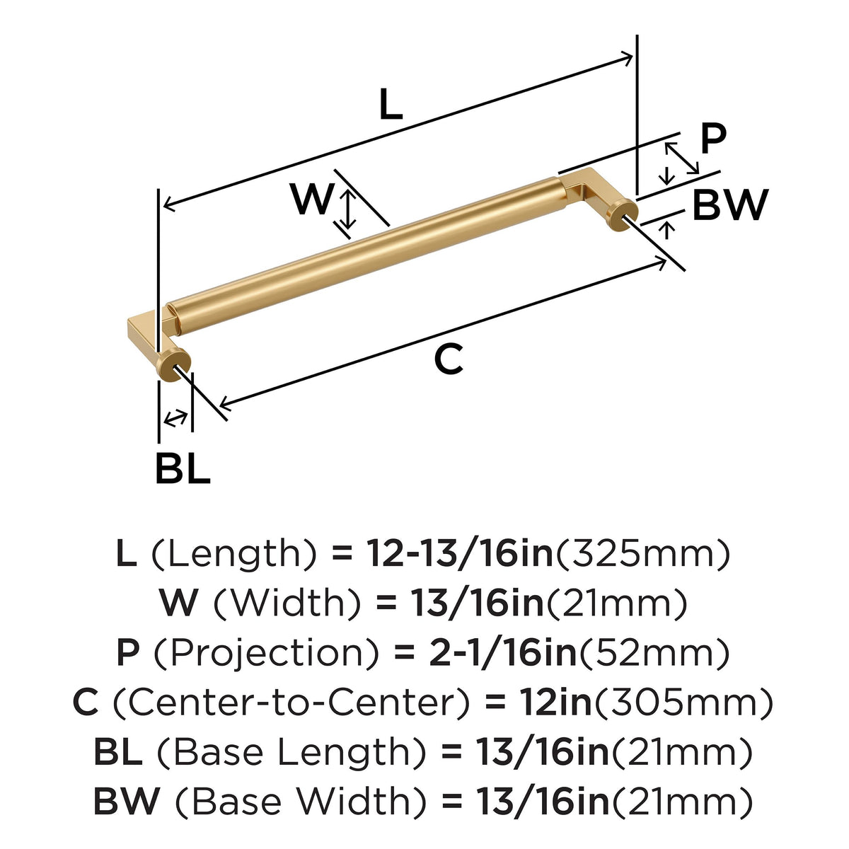Open Box - Amerock BP37490CZ - Pulls Cabinet Hardware