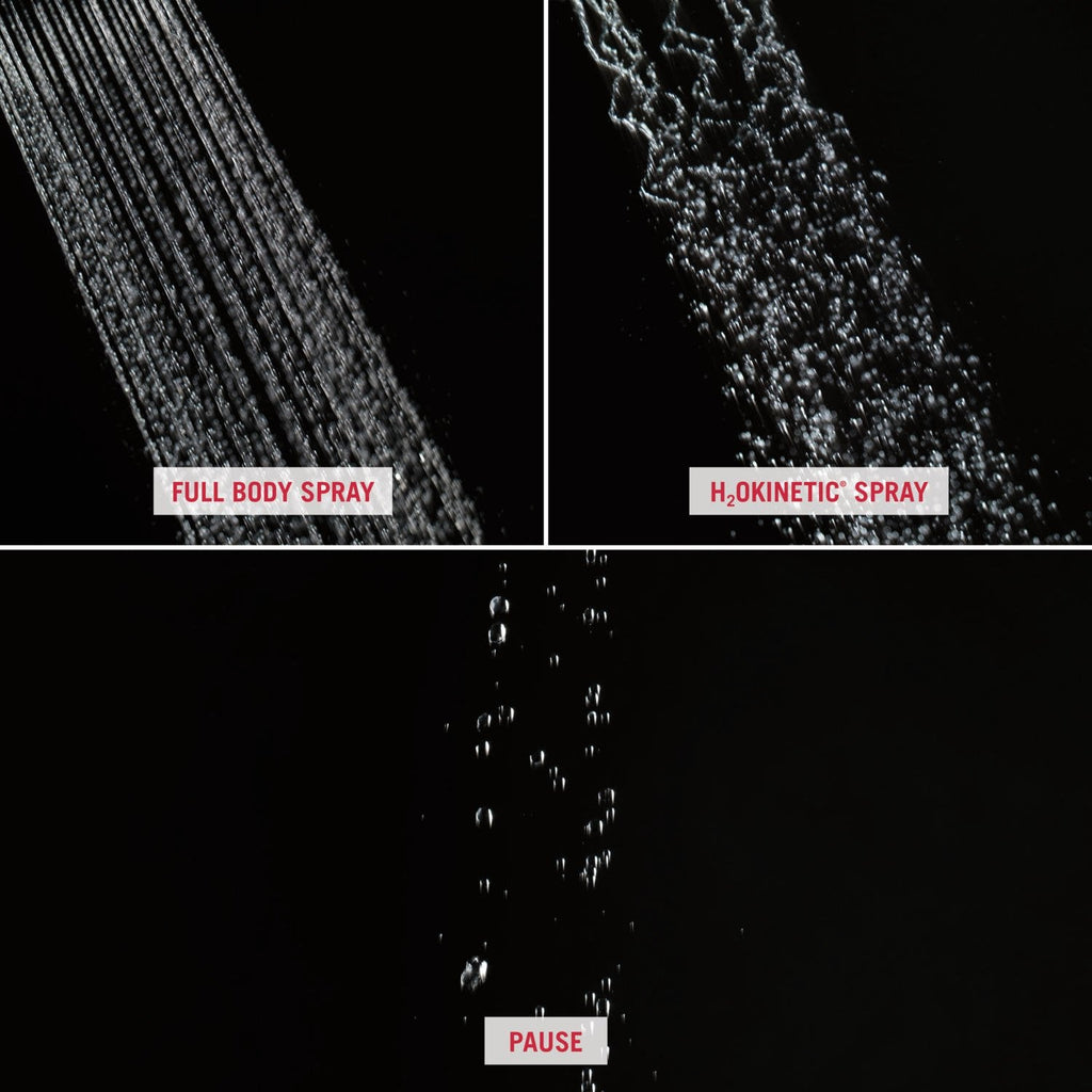 Open Box - Delta 52687-RB H2Okinetic Multi-Function Shower Head with H2Okinetic Technology