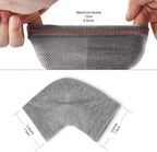3 PAIRS Silicone Heel Socks Grey Moisturising Gel Cracked Heel Repair Foot Care