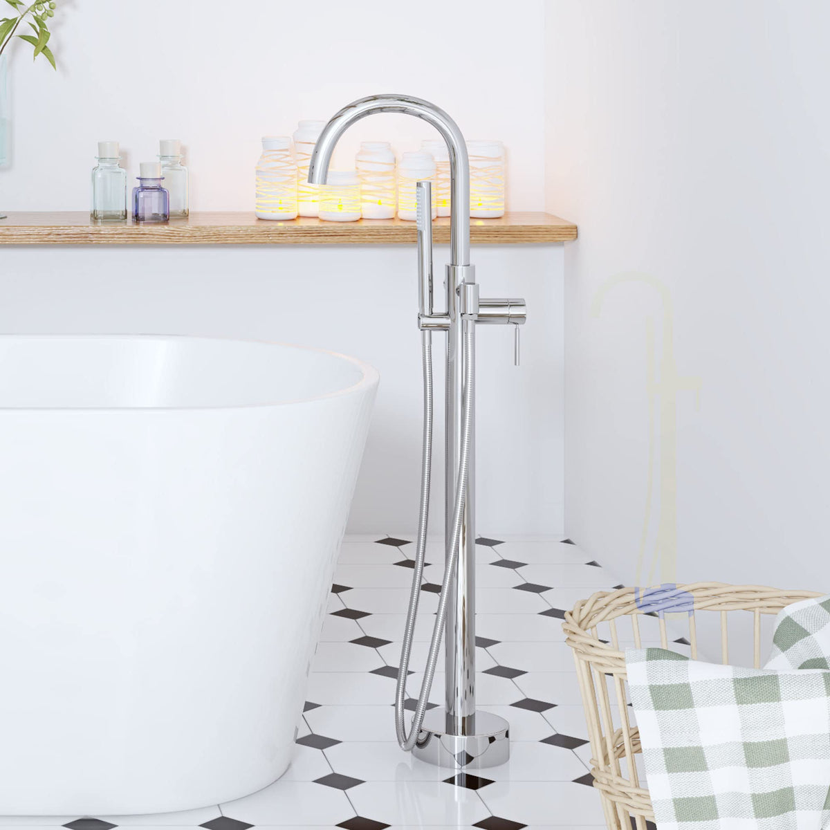 Open Box - Ove Decors 15BTF-960110-SATMO - Tub Filler Faucet