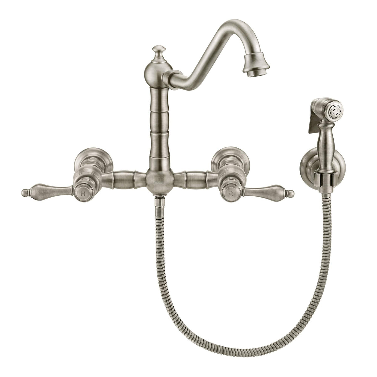 Open Box - Whitehaus WHKWLV3-9402-NT-BN - Kitchen Faucet
