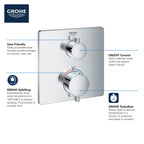 Open Box - Grohe 24110A00 - Valve Trim Only Showers