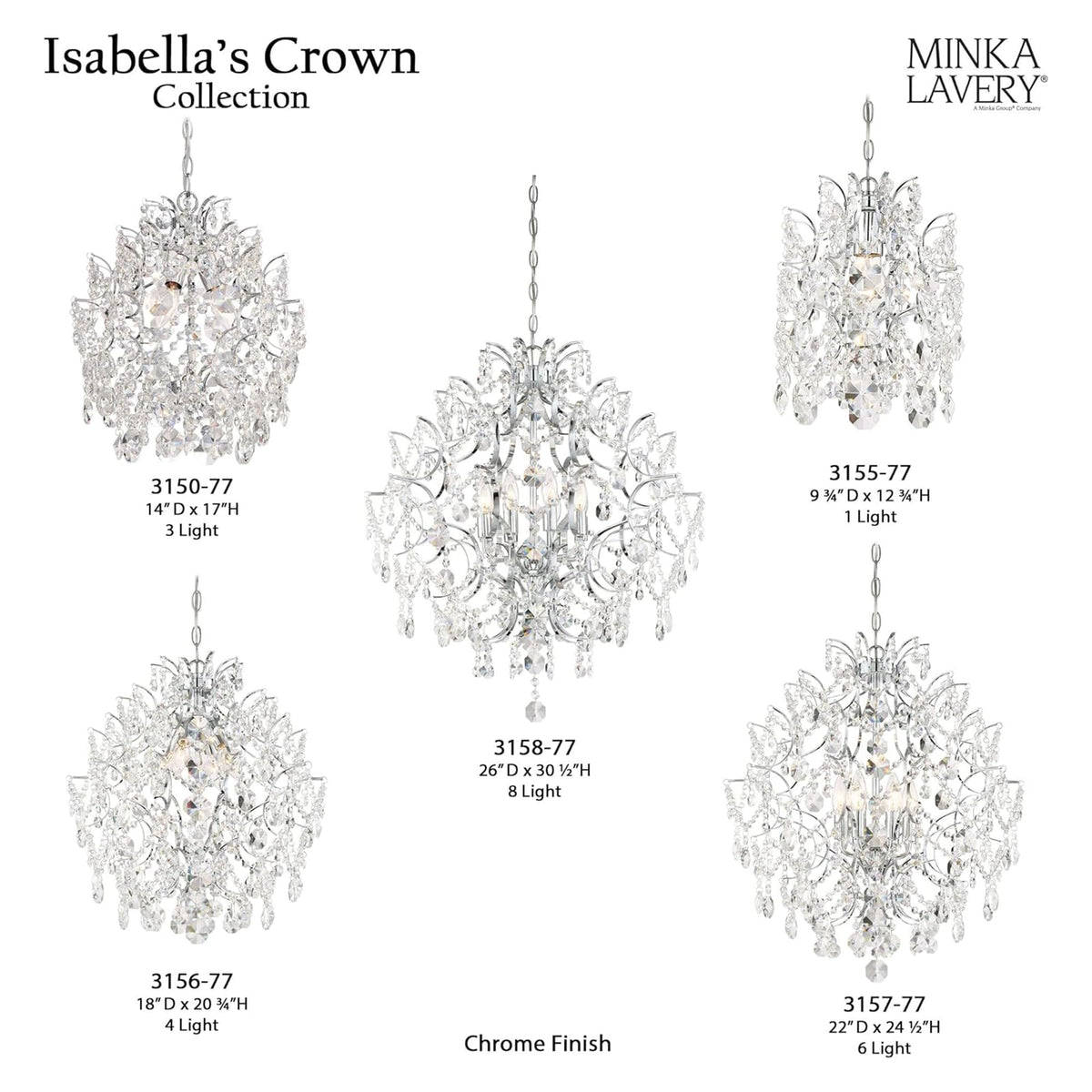 Open Box - Minka Lavery 3157-77 - Chandeliers Indoor Lighting