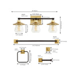 Open Box - JONATHAN Y Lighting JYL1505B - Bathroom Fixtures Indoor Lighting