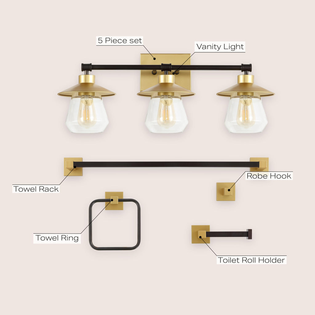 Open Box - JONATHAN Y Lighting JYL1505B - Bathroom Fixtures Indoor Lighting