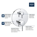 Open Box - Grohe 29423EN0 - Valve Trim Only Showers