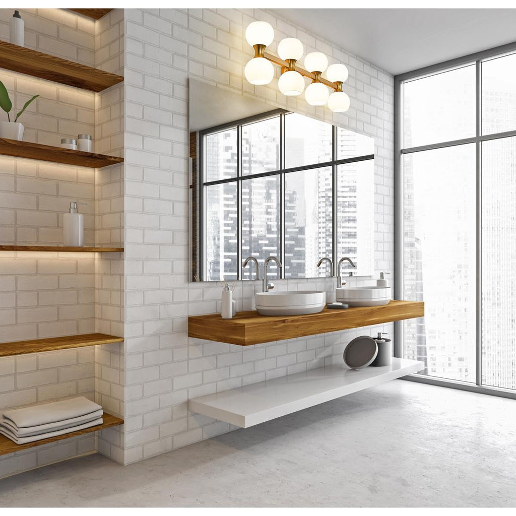 Open Box - Z-Lite 494-8V-MGLD - Bathroom Fixtures Indoor Lighting