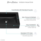 Open Box - Swiss Madison SM-VS282MB - Lavatory Sink Fixture