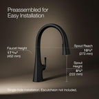 Open Box - Kohler K-22068-WB-BL - Kitchen Faucet