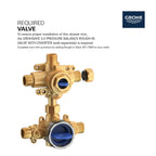 Open Box - Grohe 29424EN0 - Valve Trim Only Showers