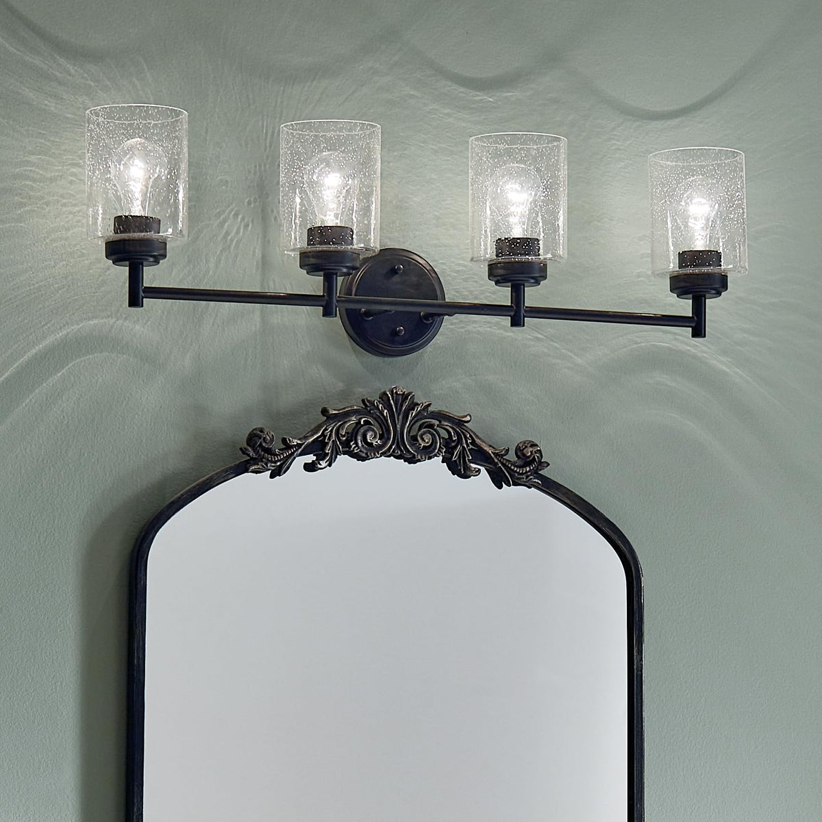 Open Box - Kichler 45887BK - Bathroom Fixtures Indoor Lighting