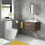 Stockholm 1 Door Round Non Illuminated Mirror Cabinet - 500mm x 500mm