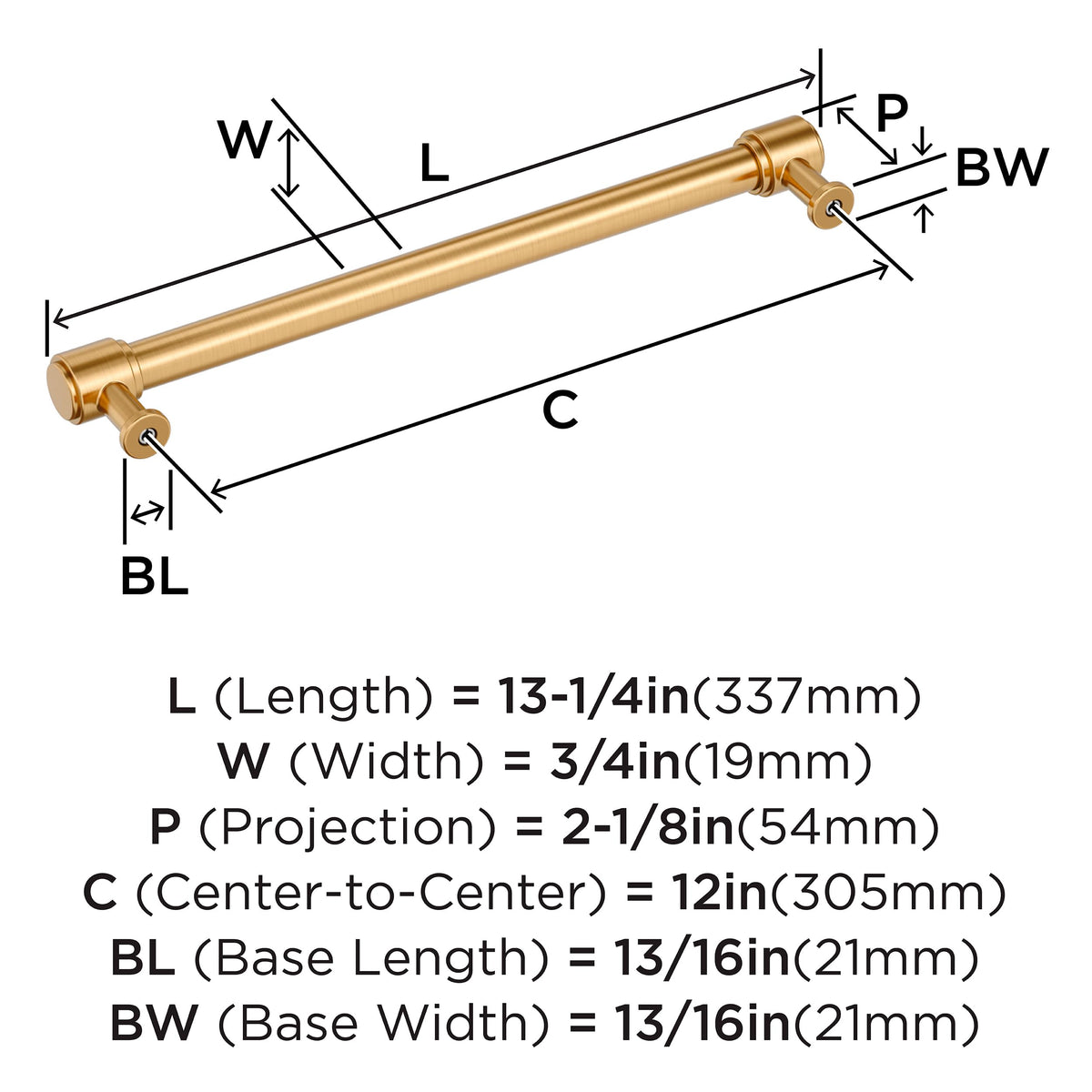 Open Box - Amerock BP37470CZ - Pulls Cabinet Hardware