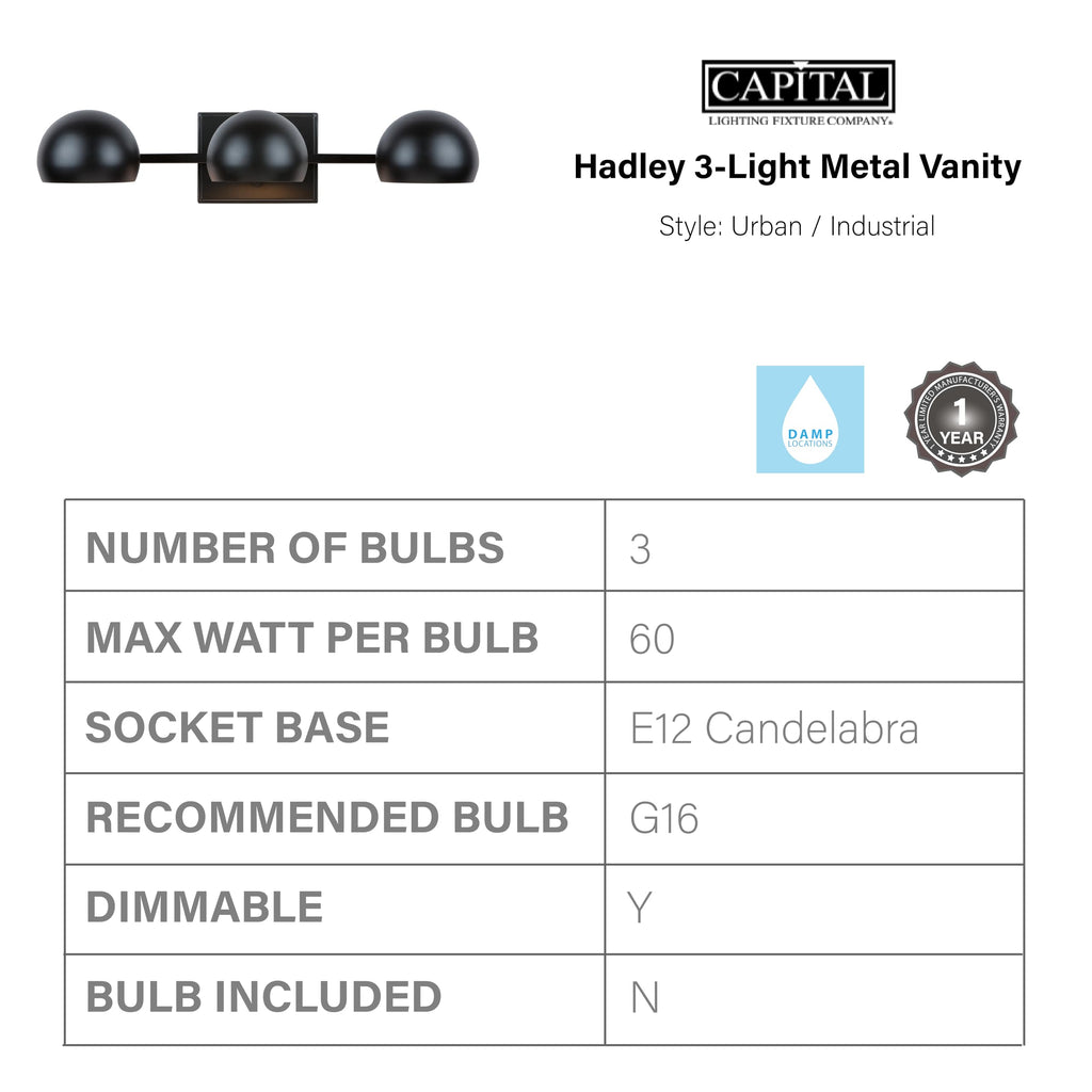 Open Box - Capital Lighting 133131MB - Bathroom Fixtures Indoor Lighting