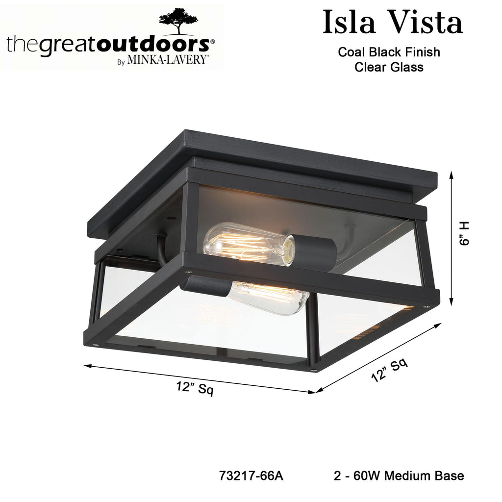 Open Box - The Great Outdoors 73217-66A - Ceiling Fixtures Outdoor Lighting