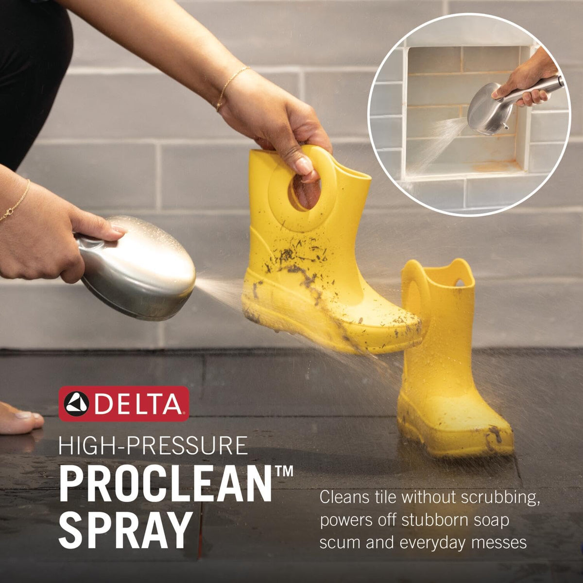Open Box - Delta 58651-CZ-PR - Shower Heads Showers