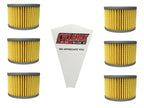 6 Pack OEM Honda Oil Filter 15412-KEA-003 Fits - 2001-2018 TRX, Pioneer SXS