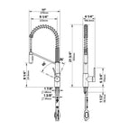 Open Box - Kraus KPF-2631CH - Kitchen Faucet