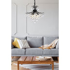 Open Box - Elegant Lighting V8000D16BK/RC - Pendants Indoor Lighting