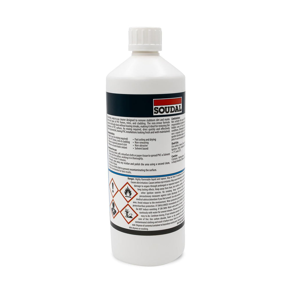 Soudal Contractors PVCu Solvent Cleaner