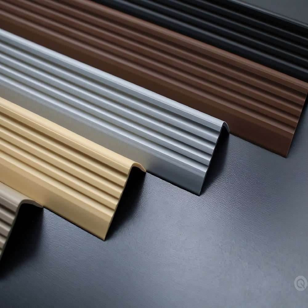 50x42mm PVC Flexible Stair Nosing 730-RGP