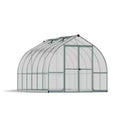 Bella 8 x 12 ft Silver Walk-In Greenhouse Kit with Diffused Polycarbonate Panels
