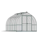 Bella 8 x 12 ft Silver Walk-In Greenhouse Kit with Diffused Polycarbonate Panels