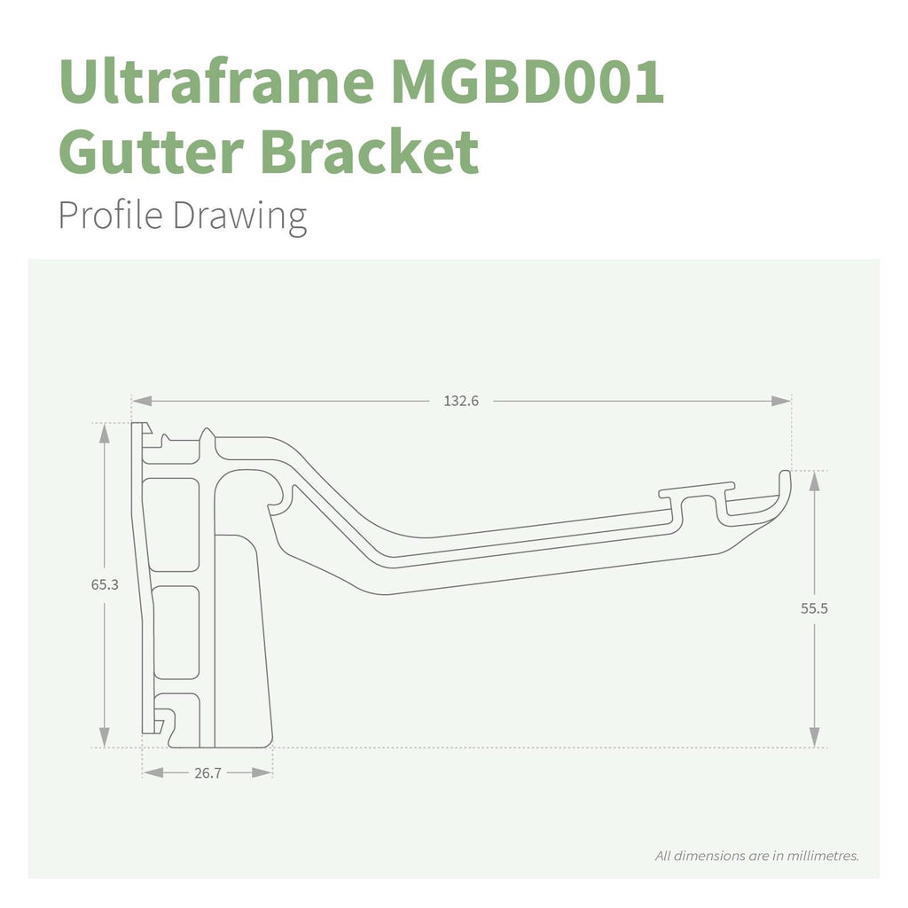 Ultraframe MGBD001 Gutter Bracket (5 Pack)