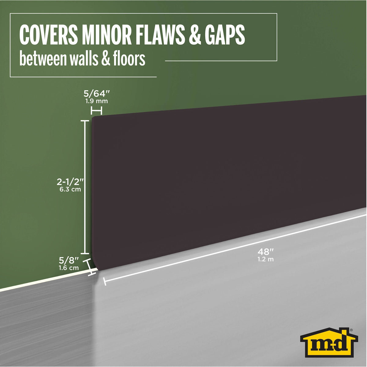 2-1/2 in. Vinyl Wall Base