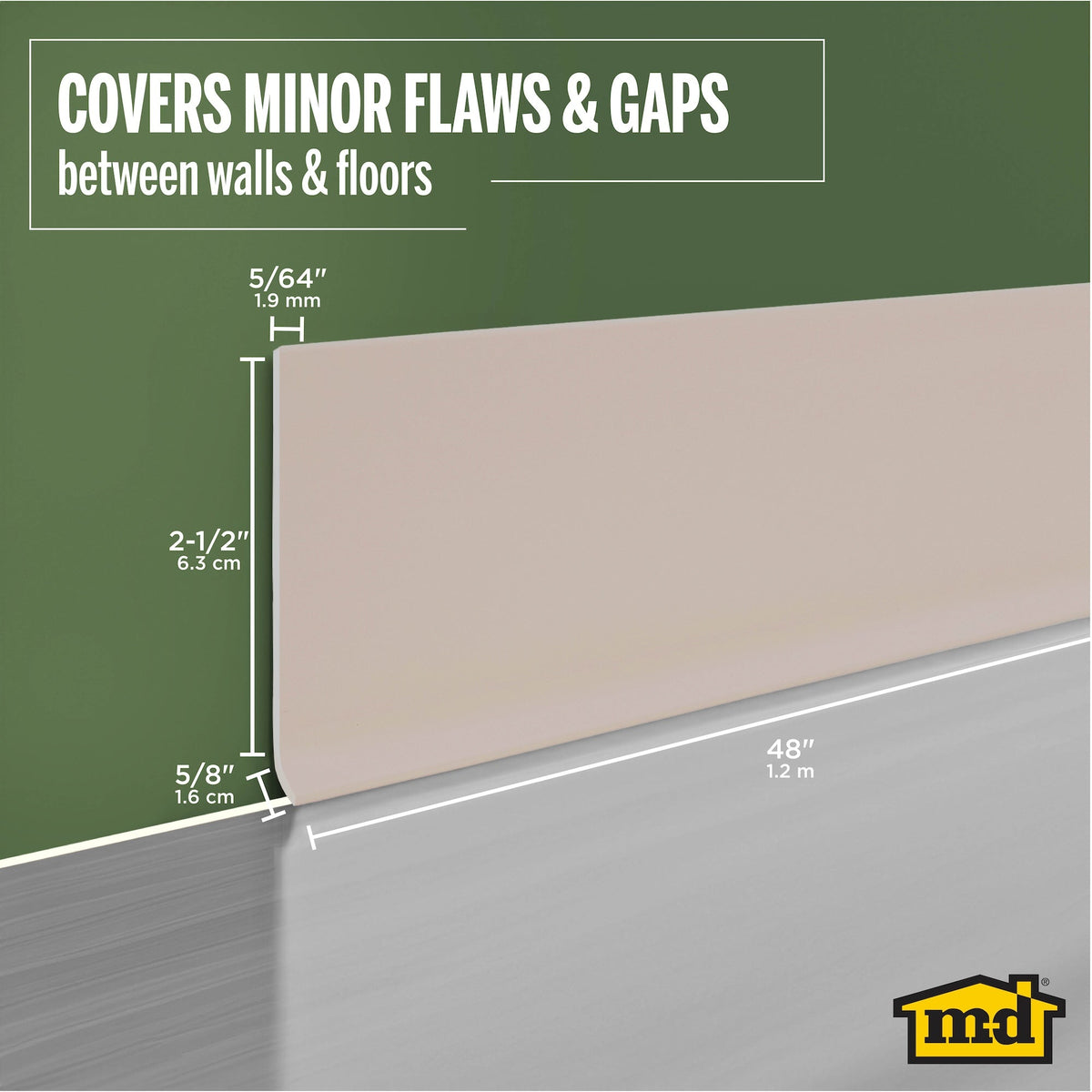 2-1/2 in. Vinyl Wall Base