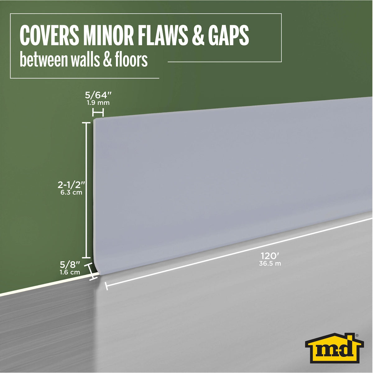 2-1/2 in. Vinyl Wall Base