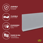 4 in. Commercial Grade Vinyl Wall Base