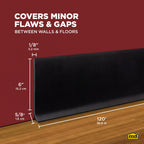 6 in. x 120 ft. Commercial Grade Vinyl Wall Base
