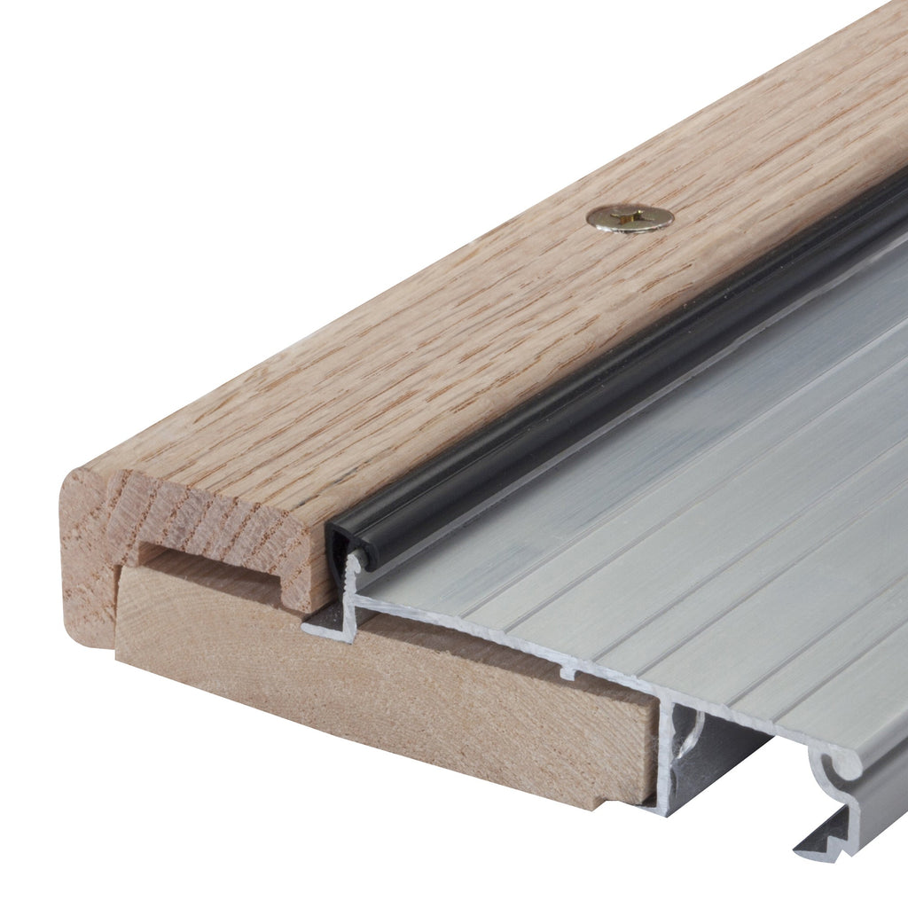 Adjustable Aluminum & Hardwood Threshold