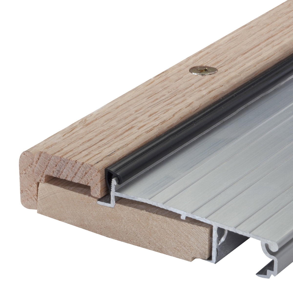 Adjustable Aluminum & Hardwood Threshold
