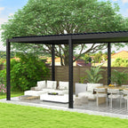 8640E Louver Pergola 10x19FT