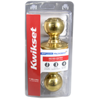 Kwikset 400P3CPK6 Keyed Entry Knob, Polished Brass