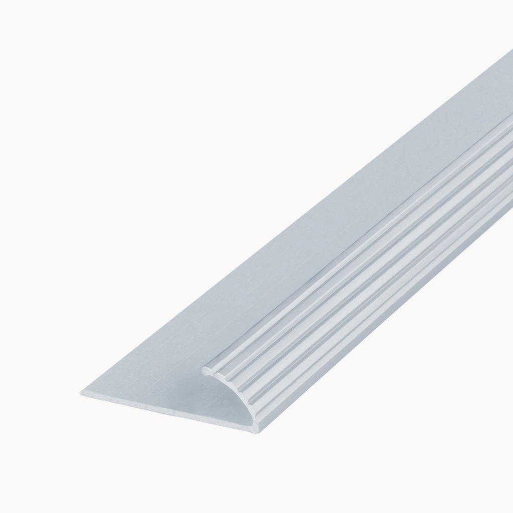 1-3/8 In. X 72 In. Silver Aluminum Carpet Gripper w/o Teeth