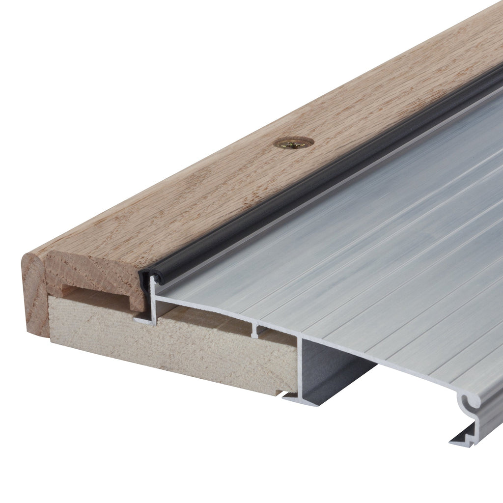 Adjustable Aluminum & Hardwood Threshold