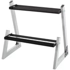 Weider Rubber Hex Dumbbell 80kg Set with Rack