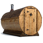 10 Person + Changing Room Cedar Barrel Sauna | 7′ x 12′