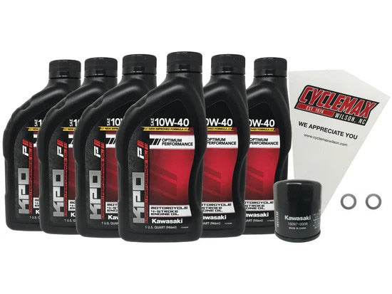 Kawasaki KPO Standard Oil Change Kit for 2011-2023 VULCAN 1700 VAQUERO