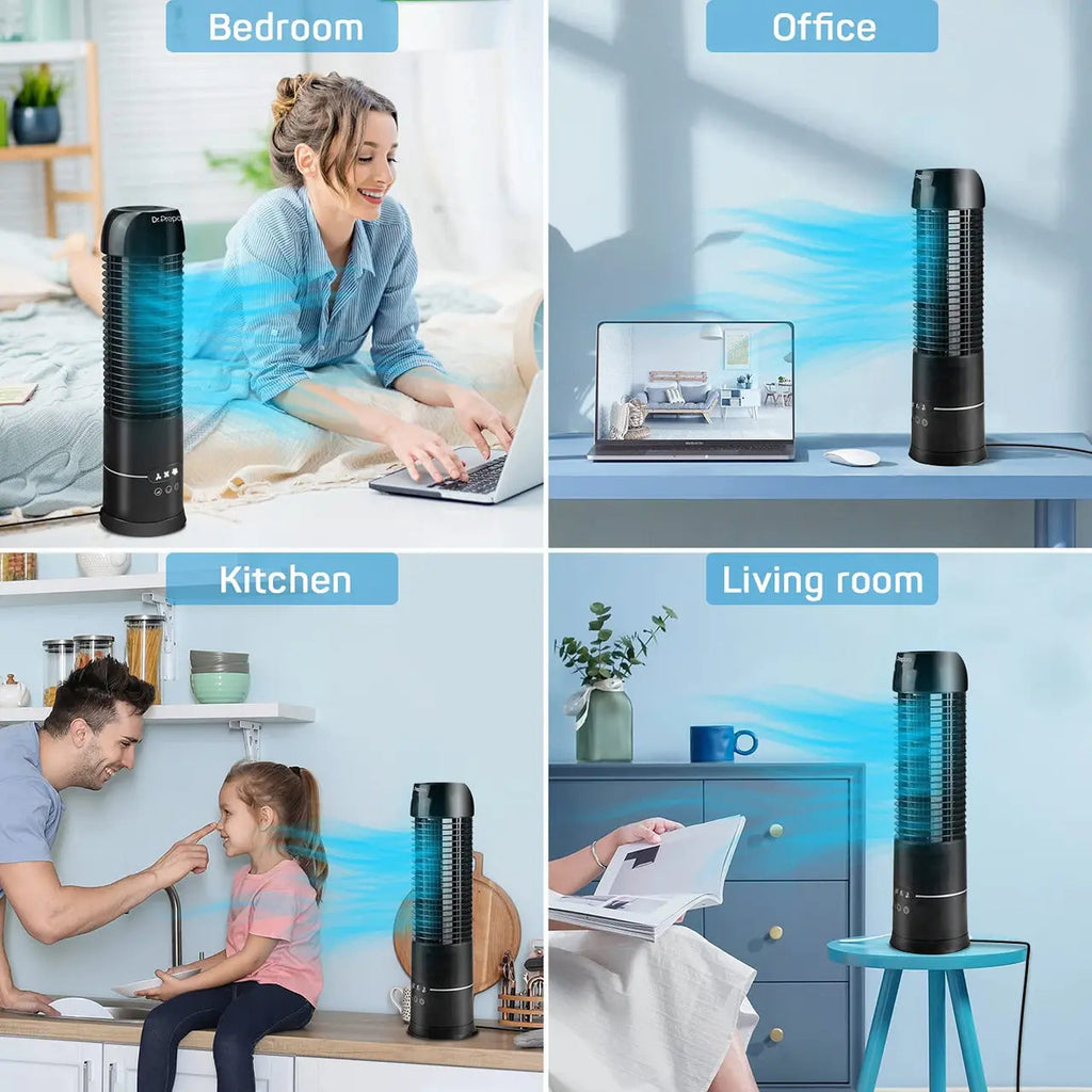 Dr. Prepare 16" Portable Oscillating Tower Fan