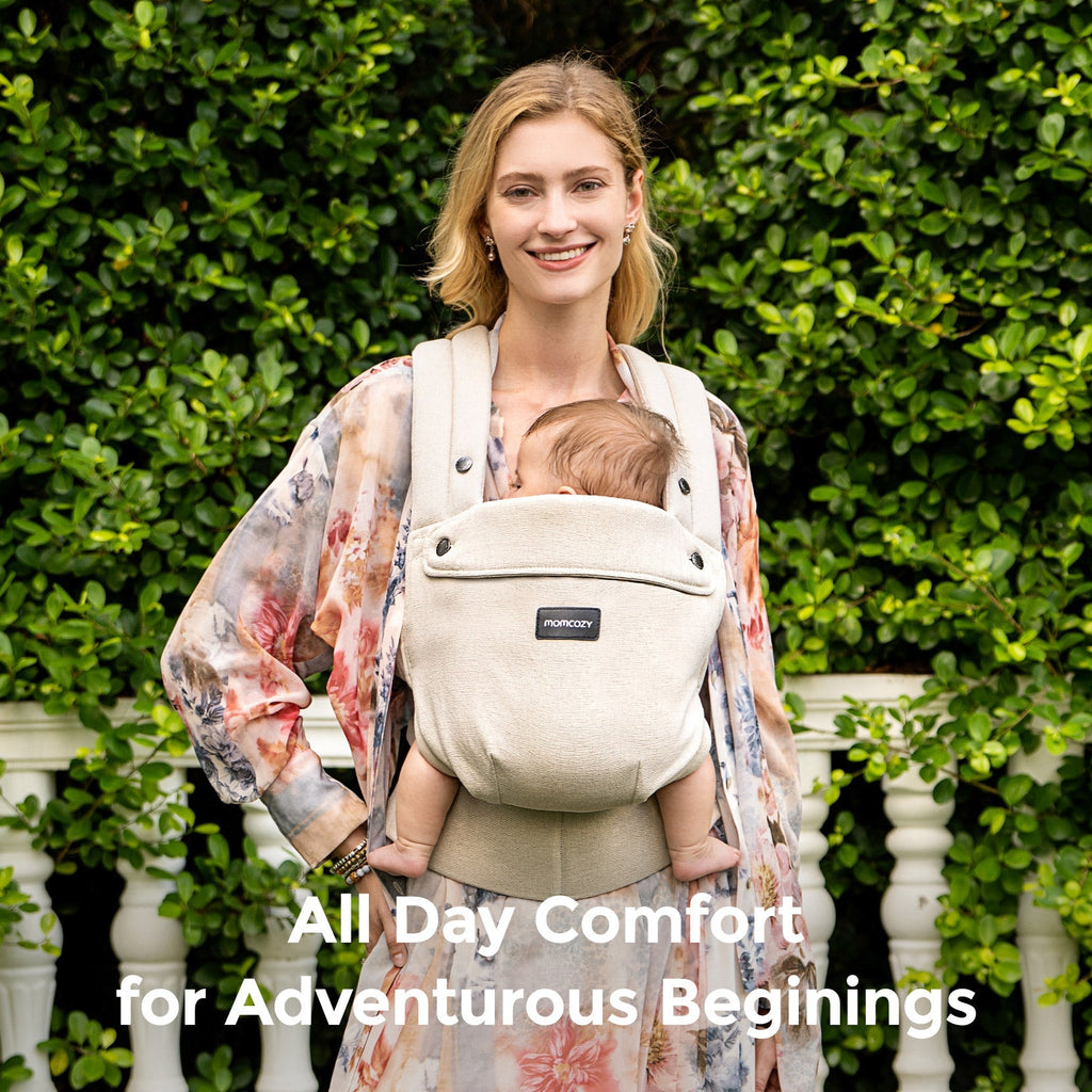GentleTouch Cotton-Linen Ergonomic Baby Carrier