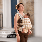 GentleTouch Cotton-Linen Ergonomic Baby Carrier