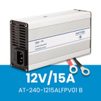 Amptron 12V 15A AC-DC Lithium LiFePO4 Battery Charger