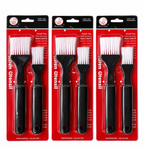 3 Pack x 2pcs Kitchen Cleaning Brush Set Scrubbing Brushes for Dishes Pots Pans Sink BBQ