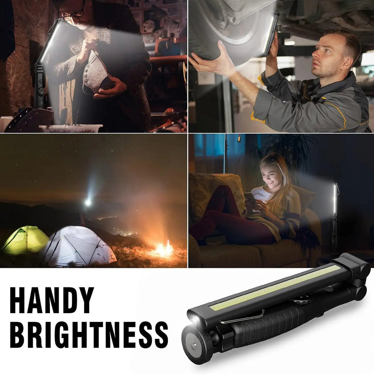 Dr. Prepare LED Work Light, 700 Lumens Rechargeable Work Light