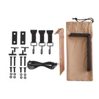 KickAss Premium Shower Awning with Swing Arm & LED Light Strip